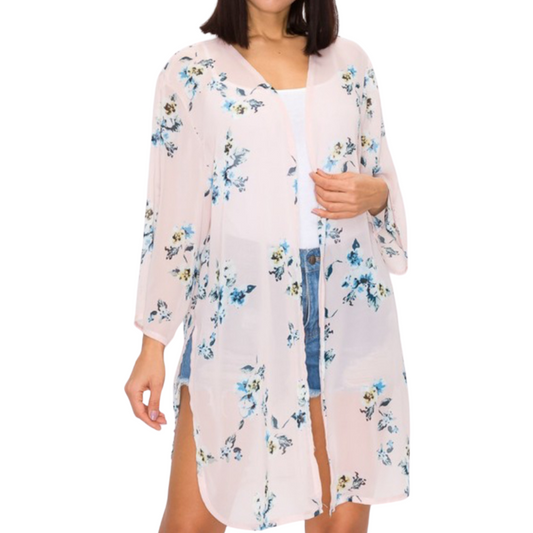 Floral Cover All Kimono